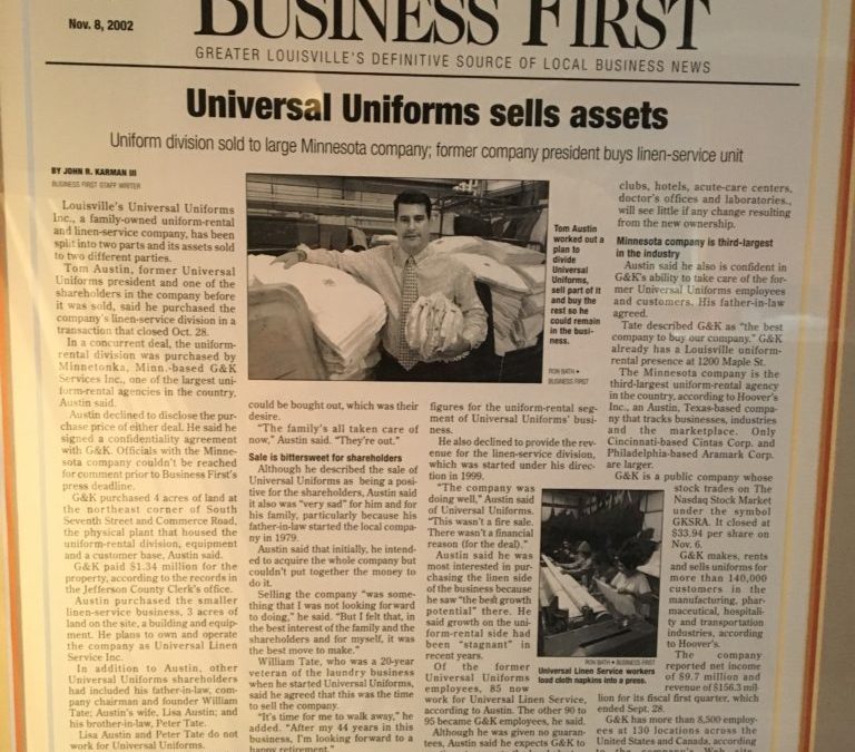 Universal Uniform Sells Assets